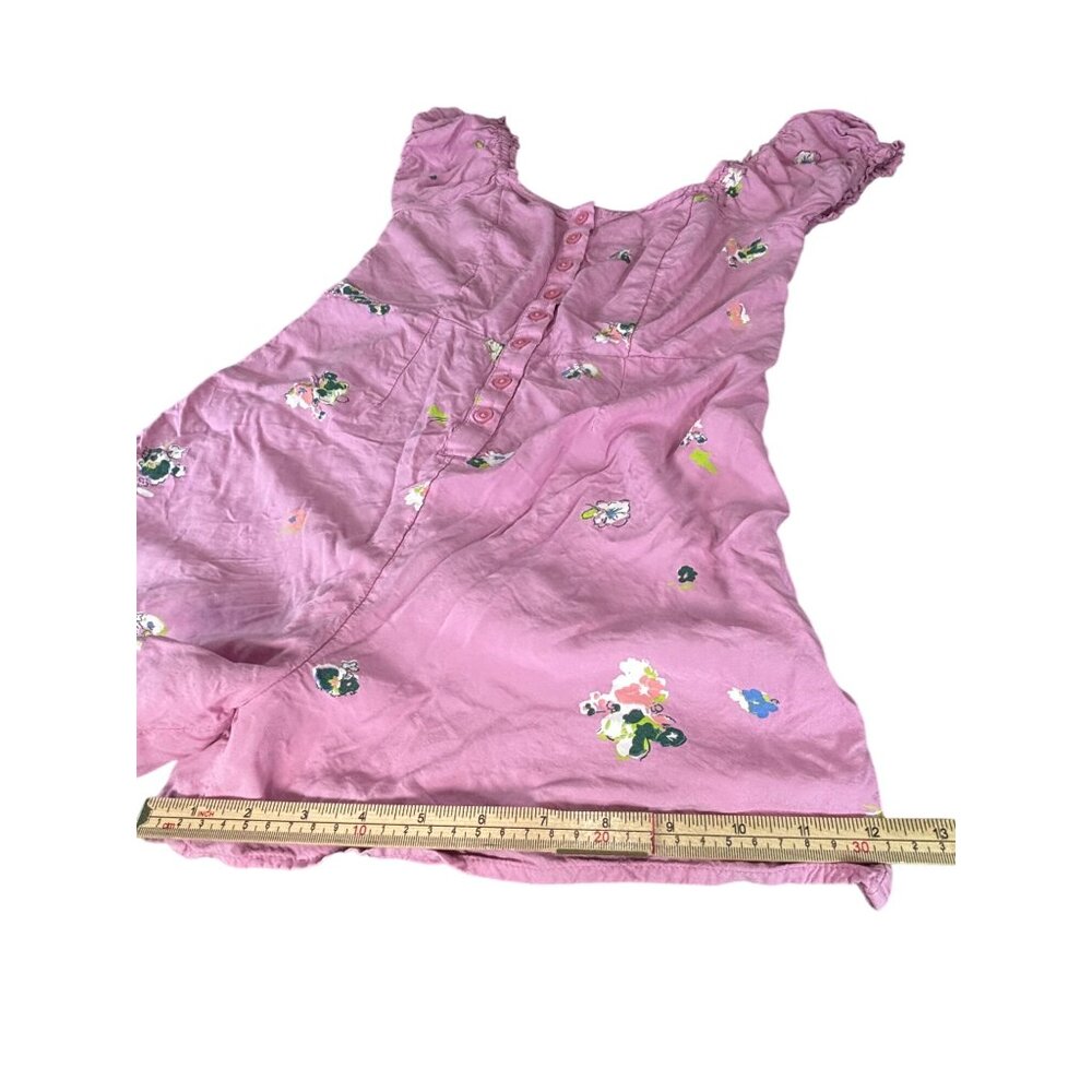 Pink BP. Womens Floral Romper Dress S EcoVero Viscose - Picture 11 of 11